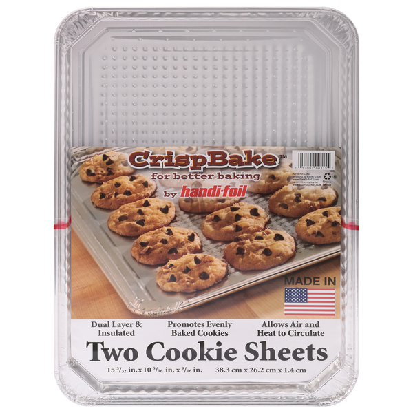 Handi-Foil Crisp Bake 2 Pack Cookie Sheets