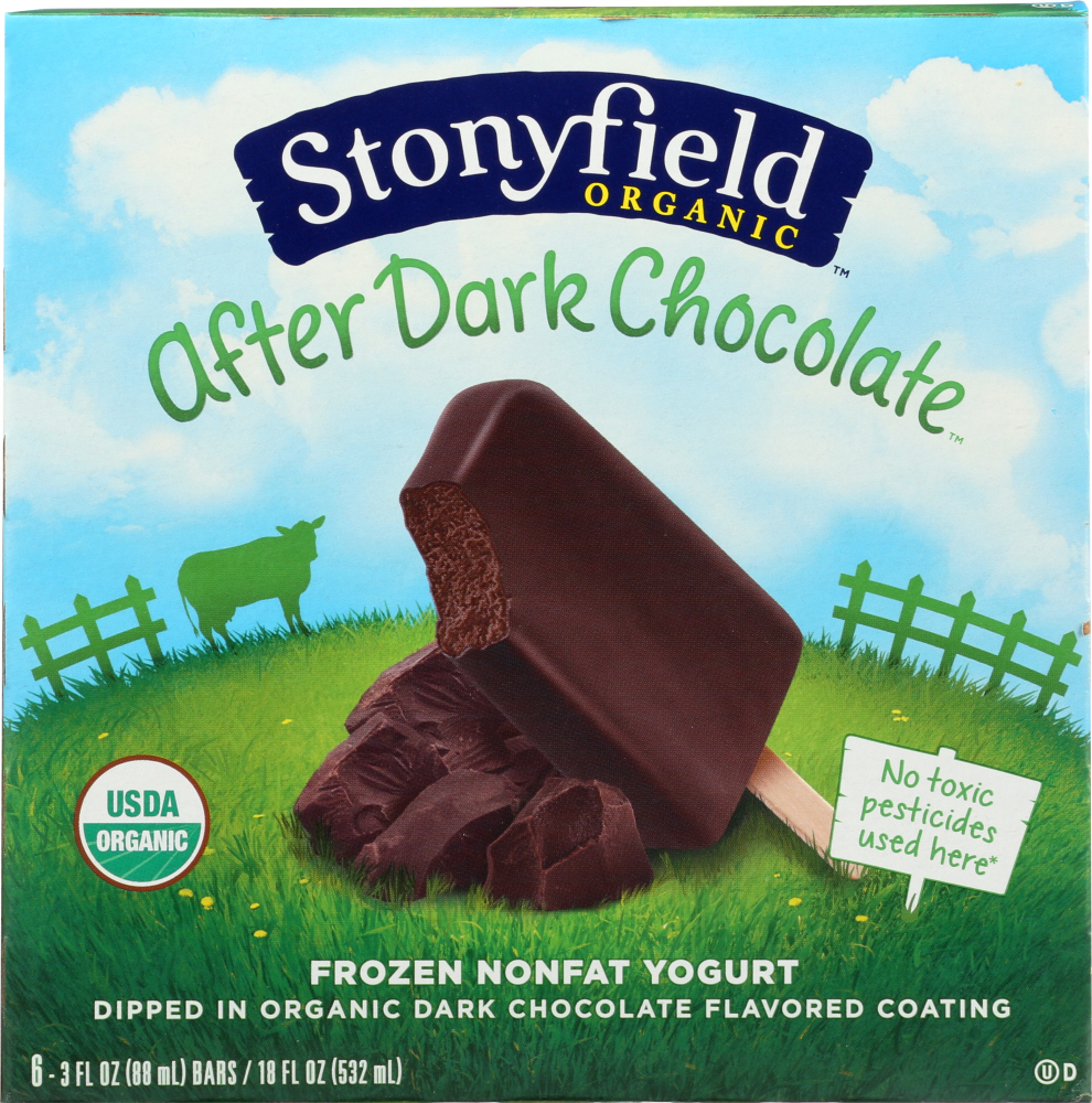 Stonyfield Organic After Dark Chocolate Frozen Nonfat Yogurt, 18 Oz