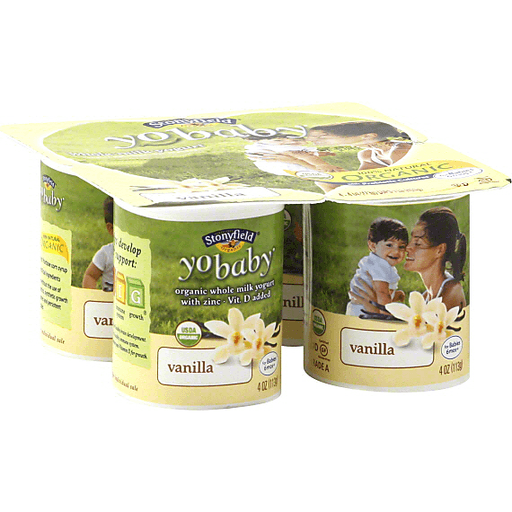 Stonyfield Farm Yobaby Yogurt, Vanilla