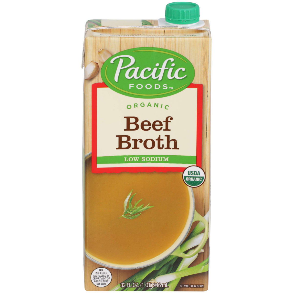Pacific Foods Low Sodium Organic Beef Broth 32 Fl Oz