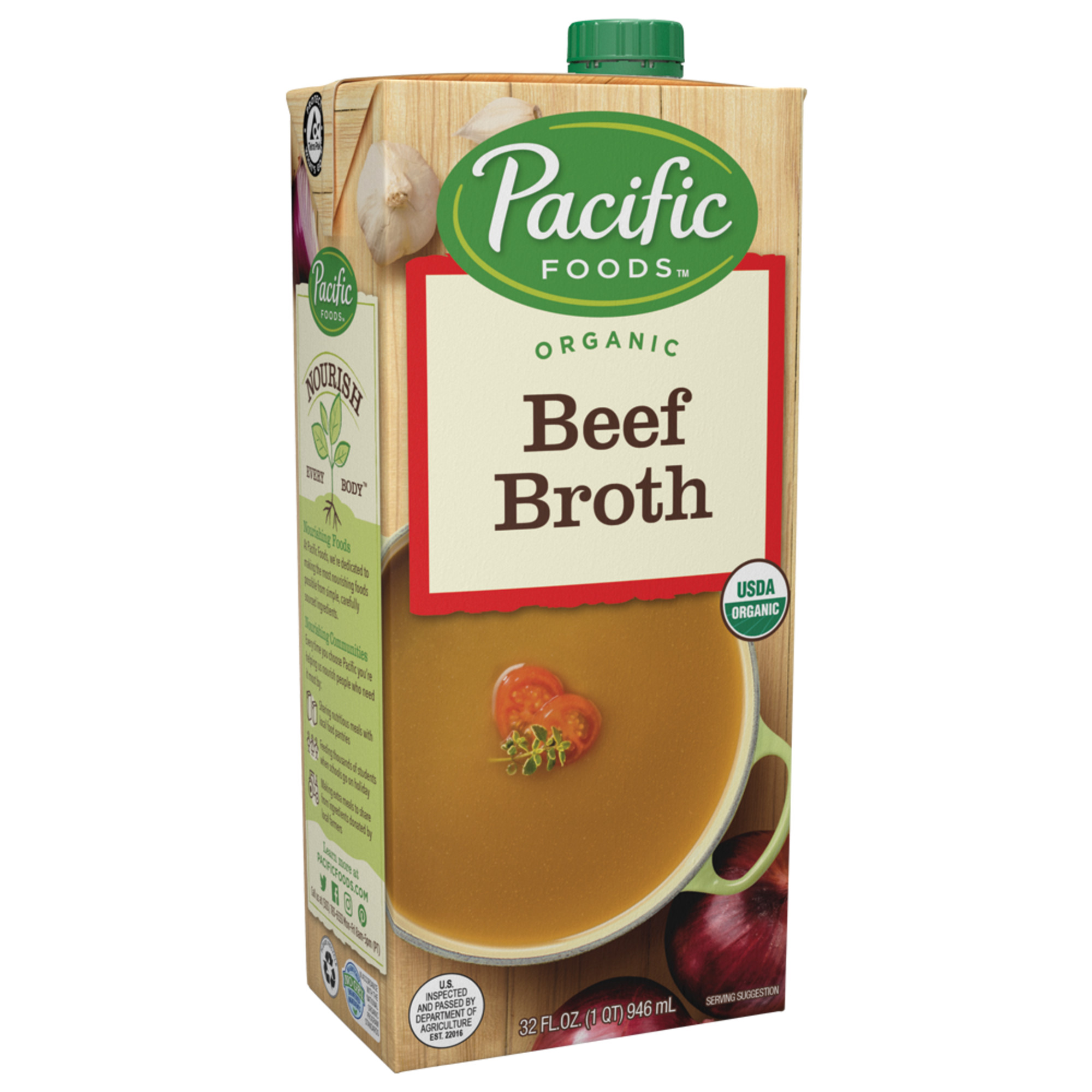 Pacific Foods Organic Beef Broth 32.000 Fl Oz