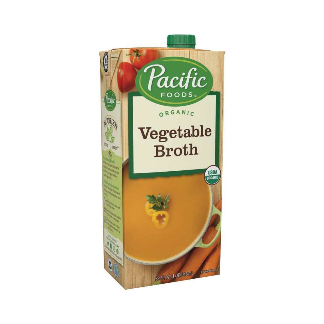 Pacific Foods Natural Organic Low Sodium Broth - Vegetable - 32 Fl Oz