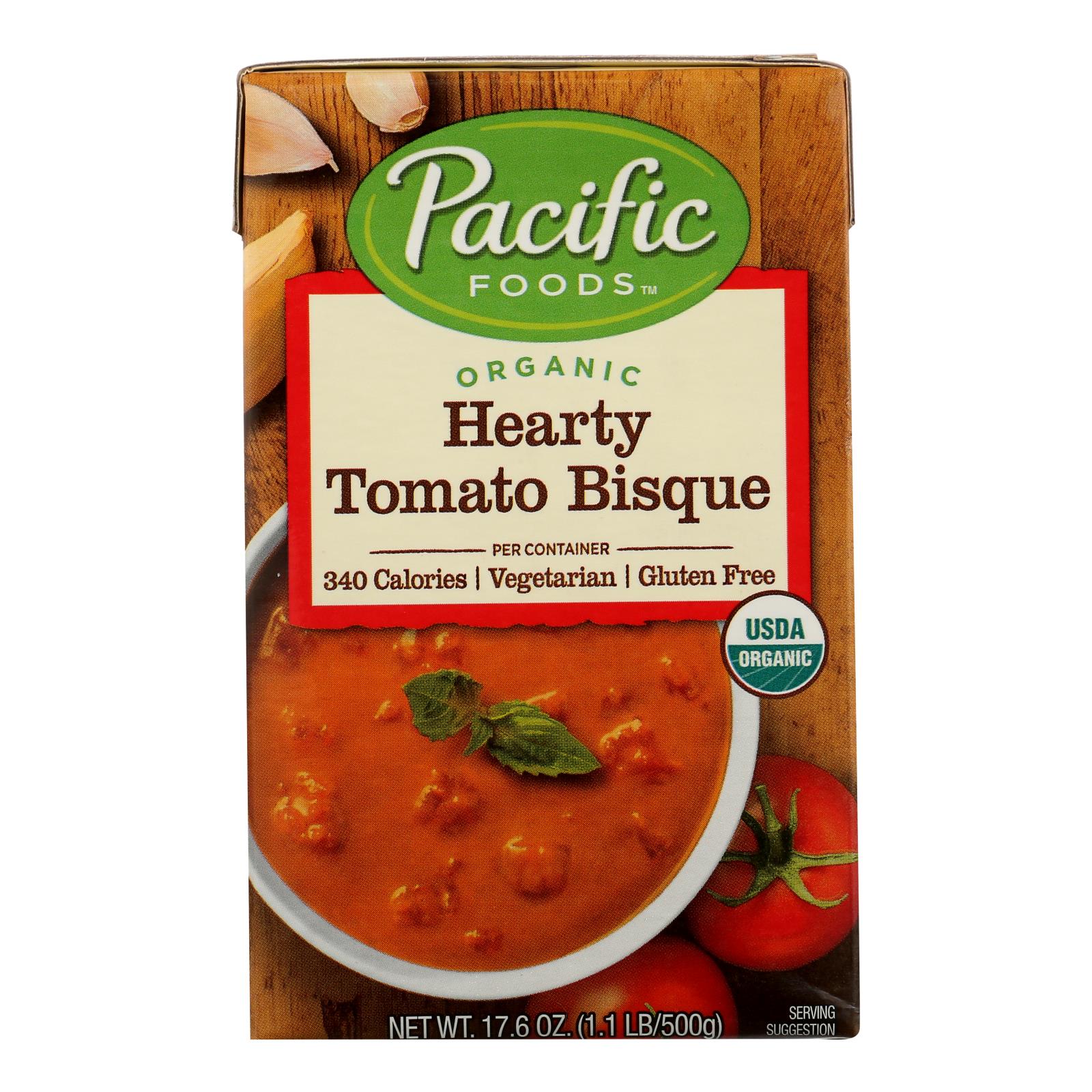Pacific Foods Organic Gluten Free Hearty Tomato Bisque - 17.6oz