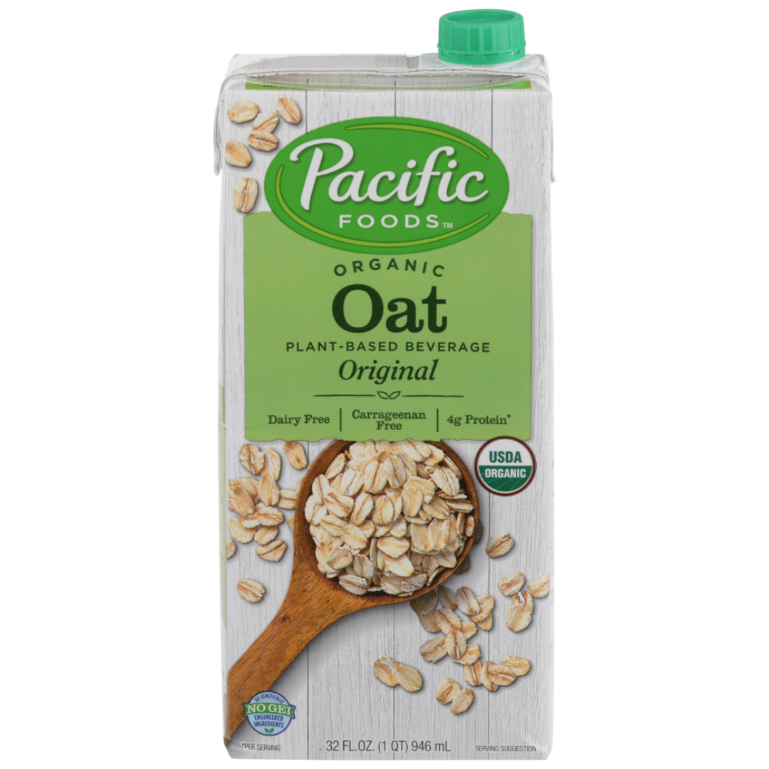 Pacific Foods Organic Oat Original Beverage 32.000 Fl Oz