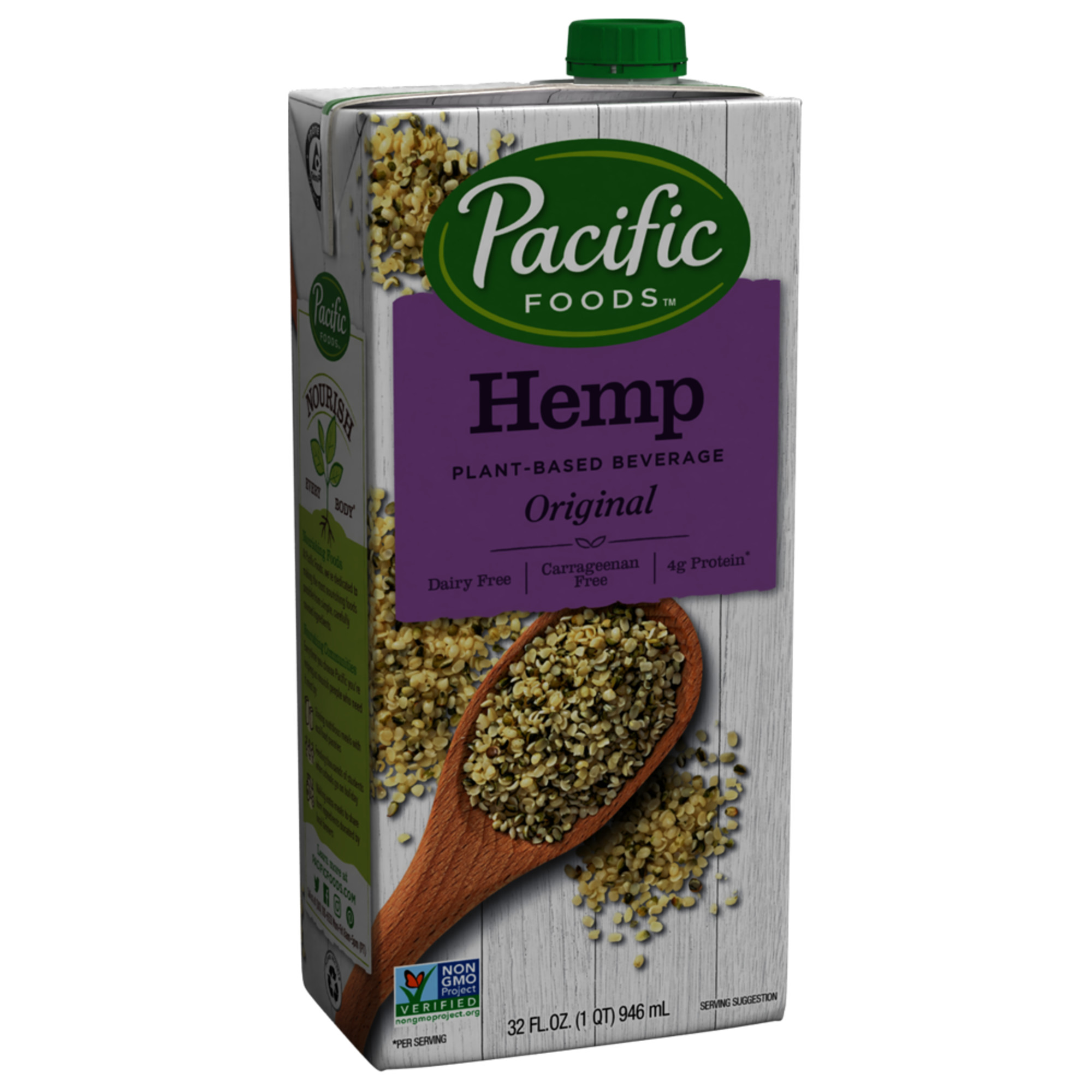Pacific Foods Hemp Original Beverage 32.000 Fl Oz