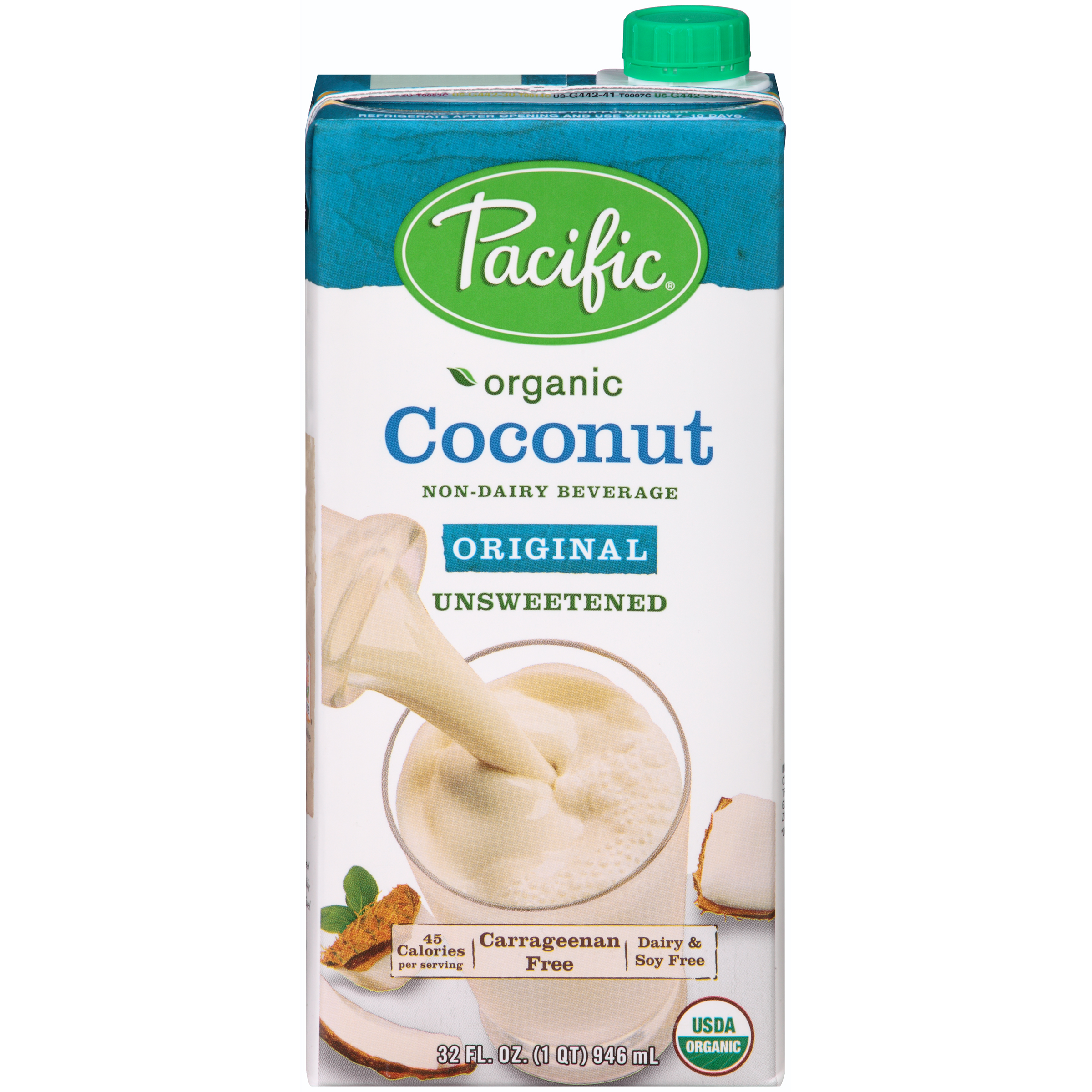Pacific Foods Unsweetened Organic Original Coconut Beverage 32 Fl Oz