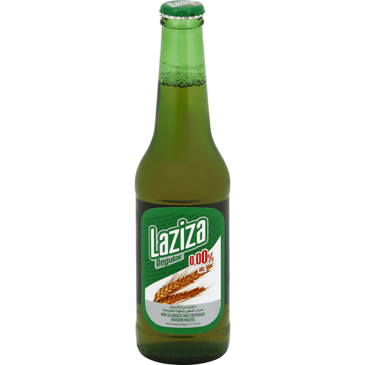 Laziza Malt Beverage, Non Alcoholic, Regular