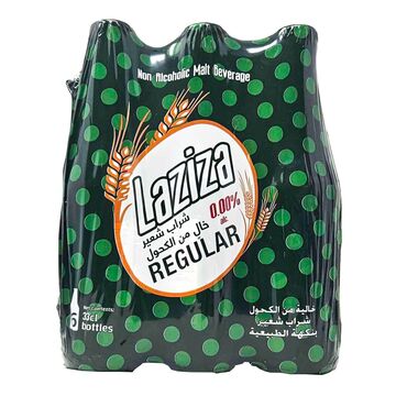 Laziza Non-Alcoholic Malt Beer 330ML *6 Pcs