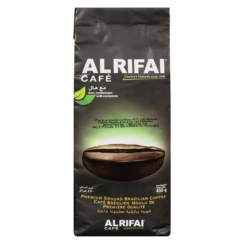 Al Rifai Café Brazilian Coffee With Cardamom 400G