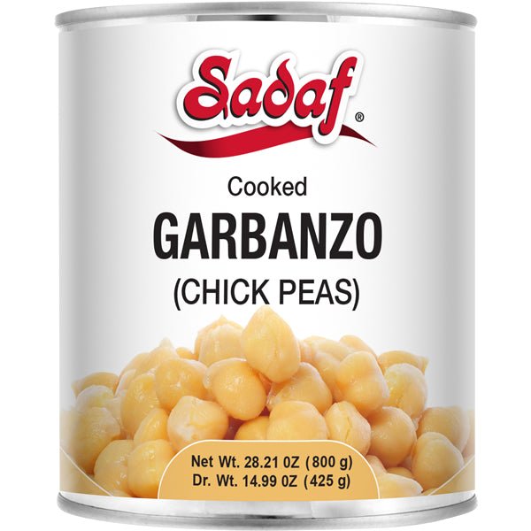 Sadaf Garbanzo Chick Peas Cooked 28,21 Oz 800 Gr