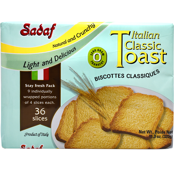 Sadaf Italian Toast Plain 11.3 Oz