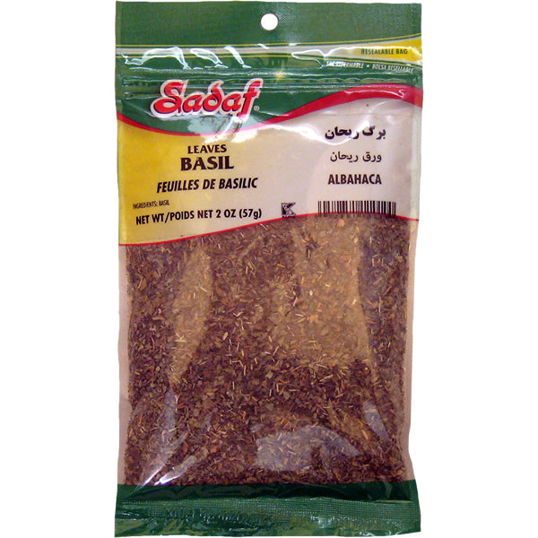 Sadaf Basil Leaves 2 Oz