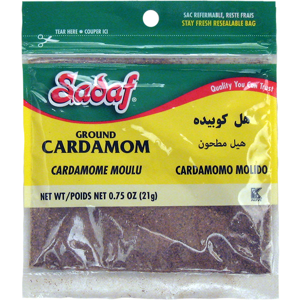 Sadaf Cardamom Ground 0.75 Oz