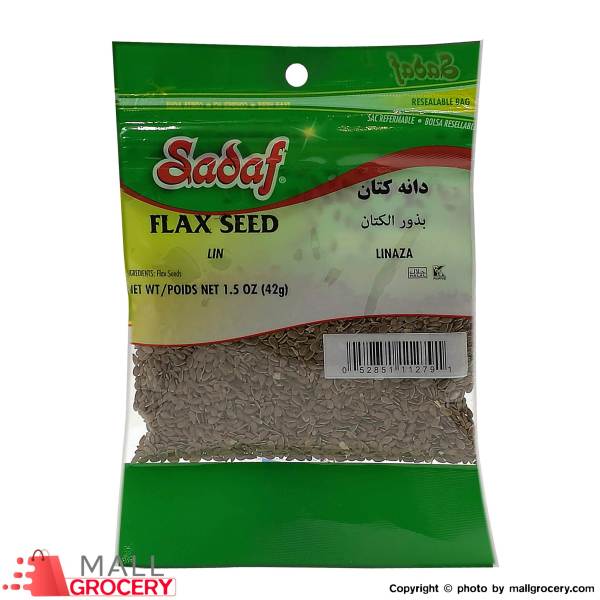 Sadaf-Flax Seeds Lin 1.5 Oz 42 Gr