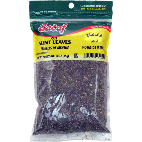 Sadaf Dried Mint Leaves Bag 3 Oz