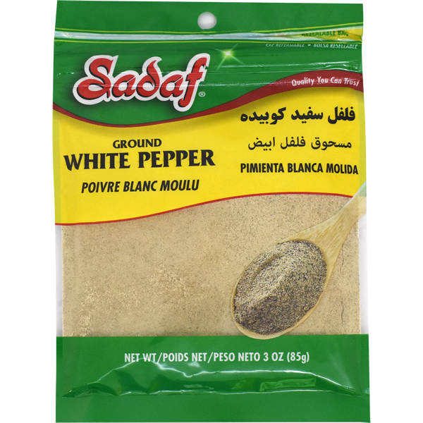 Sadaf Ground White Pepper 3 Oz