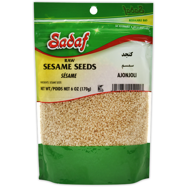 Sadaf Sesame Seeds Raw 6 Oz