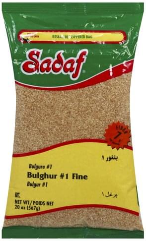 Sadaf Number 1, Fine Bulghur - 20 Oz
