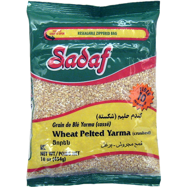 Sadaf Wheat Pelted Yarma Crushed 16 Oz