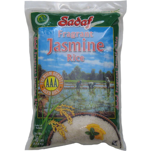 Sadaf Jasmine Rice AAA 10 Lb