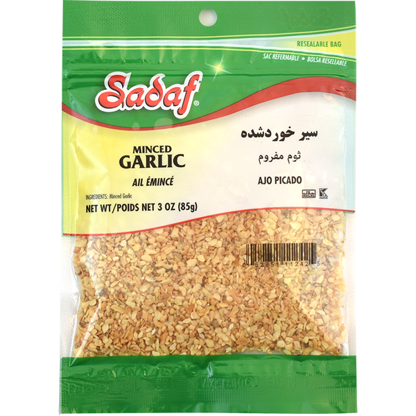 Sadaf Garlic Minced 3 Oz