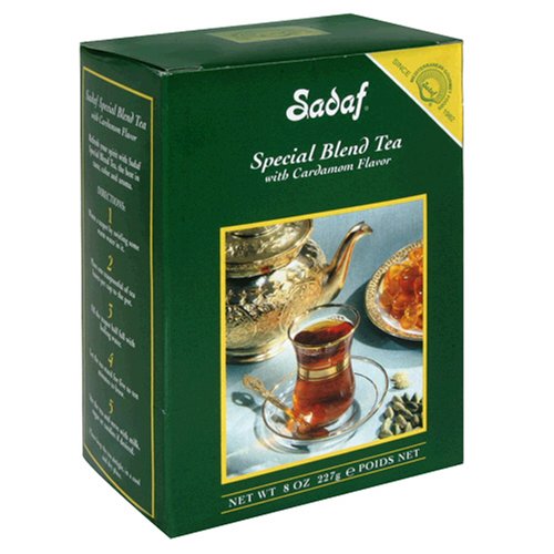 Sadaf Special Blend Tea With Cardamom, 8-Ounce Boxes