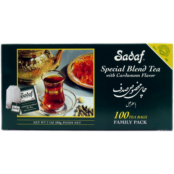 Sadaf Blend Tea With Cardamom 100 Bag