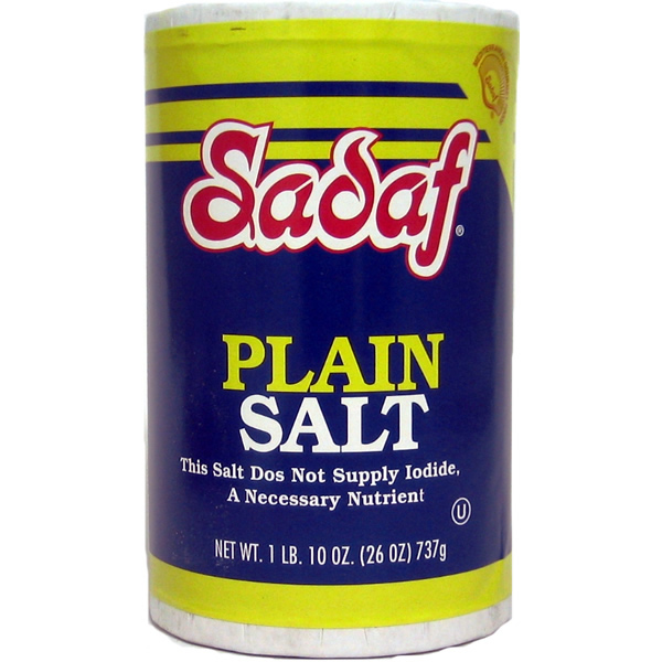 Sadaf Plain Salt 26 Oz