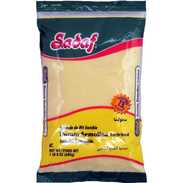 Sadaf Durum Semolina Enriched 8 Oz