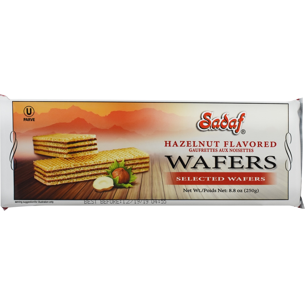 Soofer Co. Inc. Sadaf Wafer Hazelnut 250 G