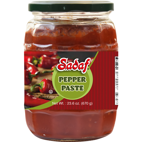 Sadaf Mild Pepper Paste 23.6 Oz