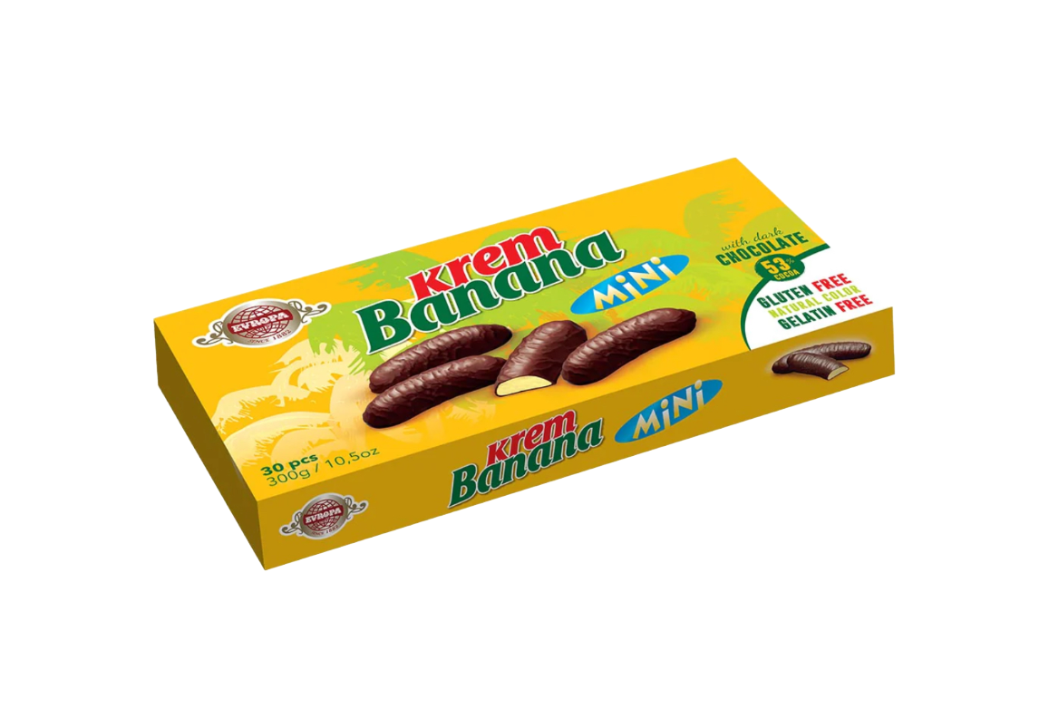 Evropa Cream Banana Mini 300gr. BOX