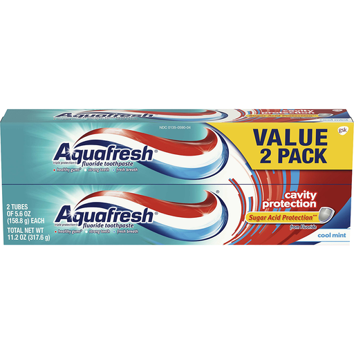 Aquafresh Cavity Protection Fluoride Toothpaste Cool Mint