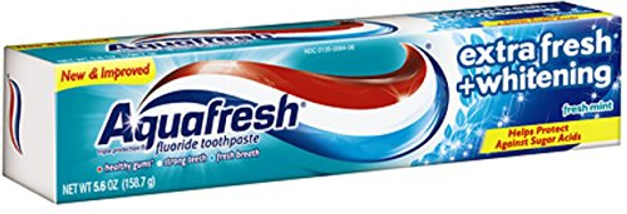 Aquafresh Extra Fresh Plus Whitening Fluoride Toothpaste For Cavity Protection Freshl Mint