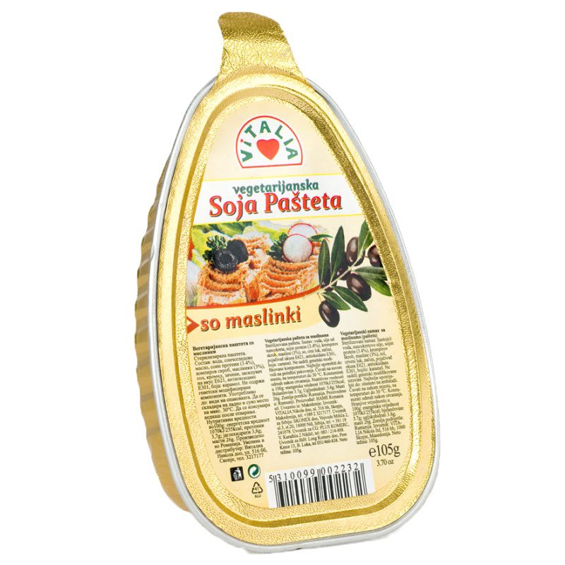 Vitalia Soya Pate With Olive - So Maslinki 105g/3.7oz