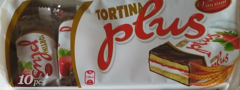 V Tortina Plus Strawberry Cream