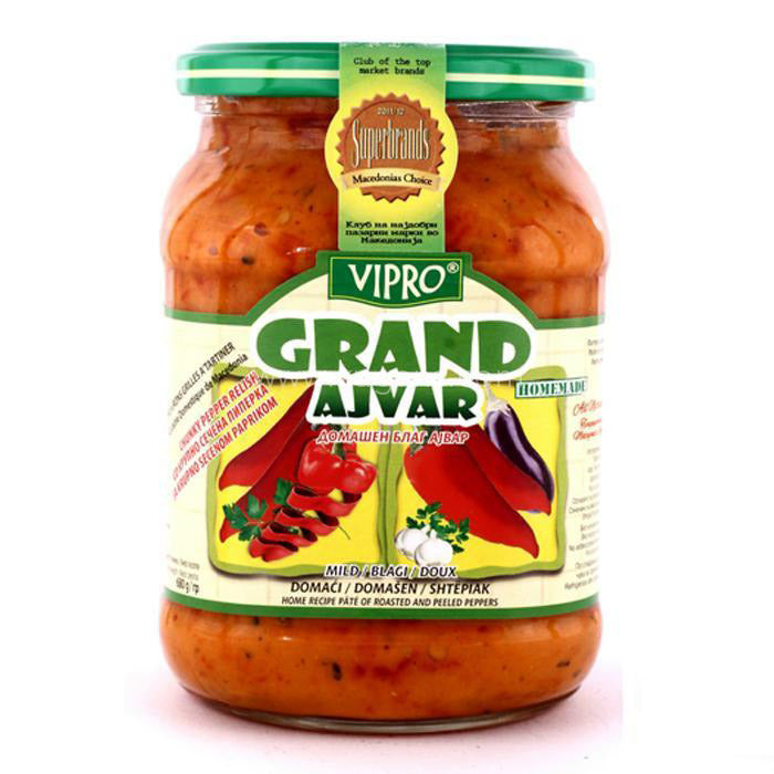 Vipro Grand Ajvar Mild 580g