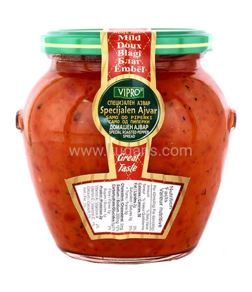 Vipro Ajvar Mild 580ml