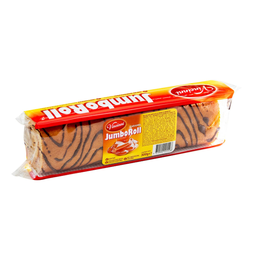 Vincinni Jumbo Roll Caramel 300g