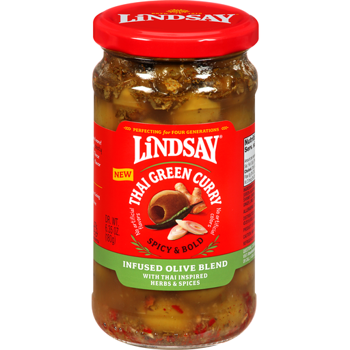 Lindsay Spicy & Bold Thai Green Curry Infused Olive Blend
