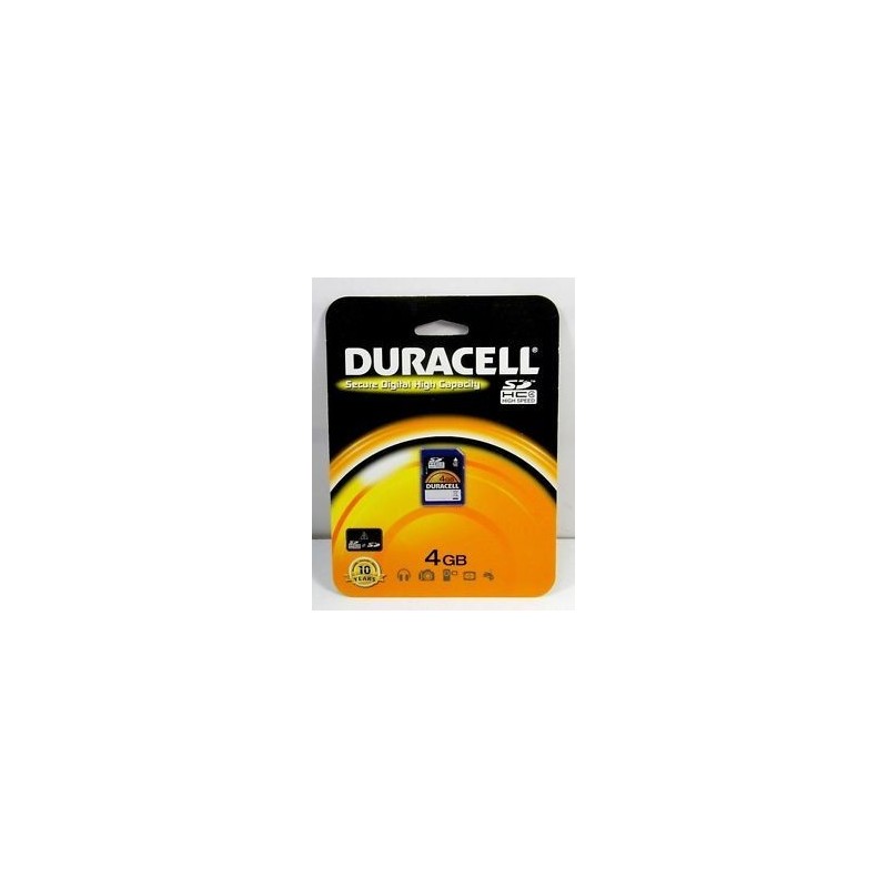 My Free Shop Duracell SD HC Flash Memory 4 GB