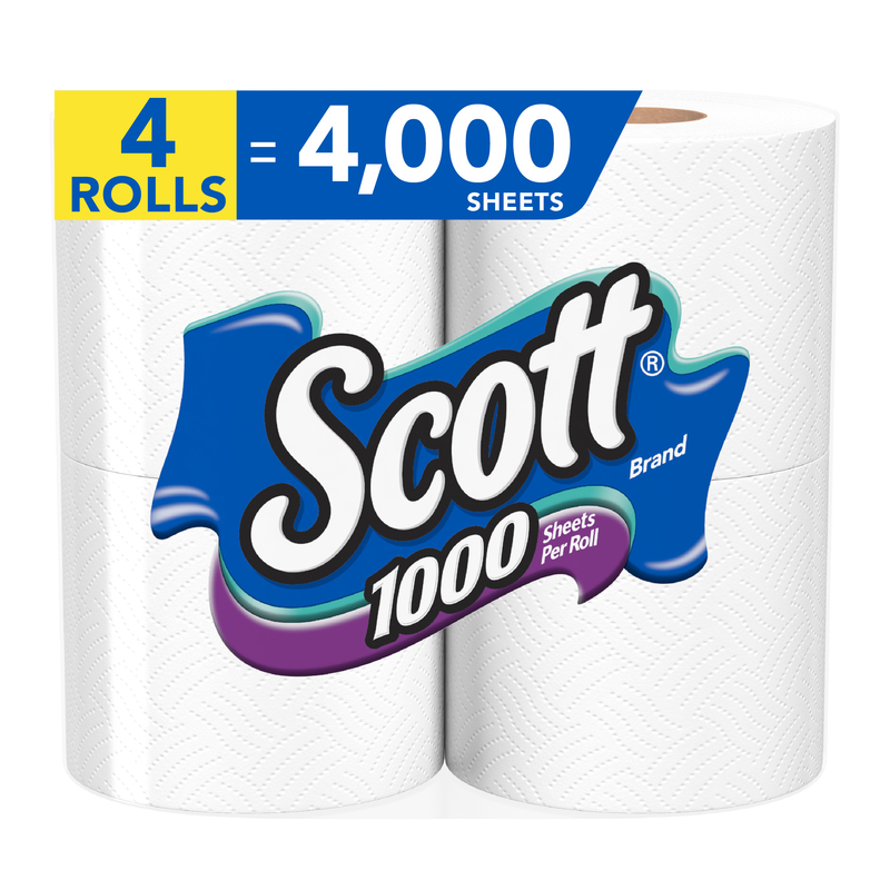 Scott S 10183 Bathroom Tissue, 1-Ply, Paper