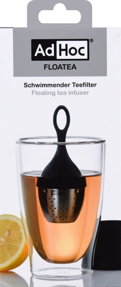 AdHoc Floating Tea Infuser, Floatea, Black
