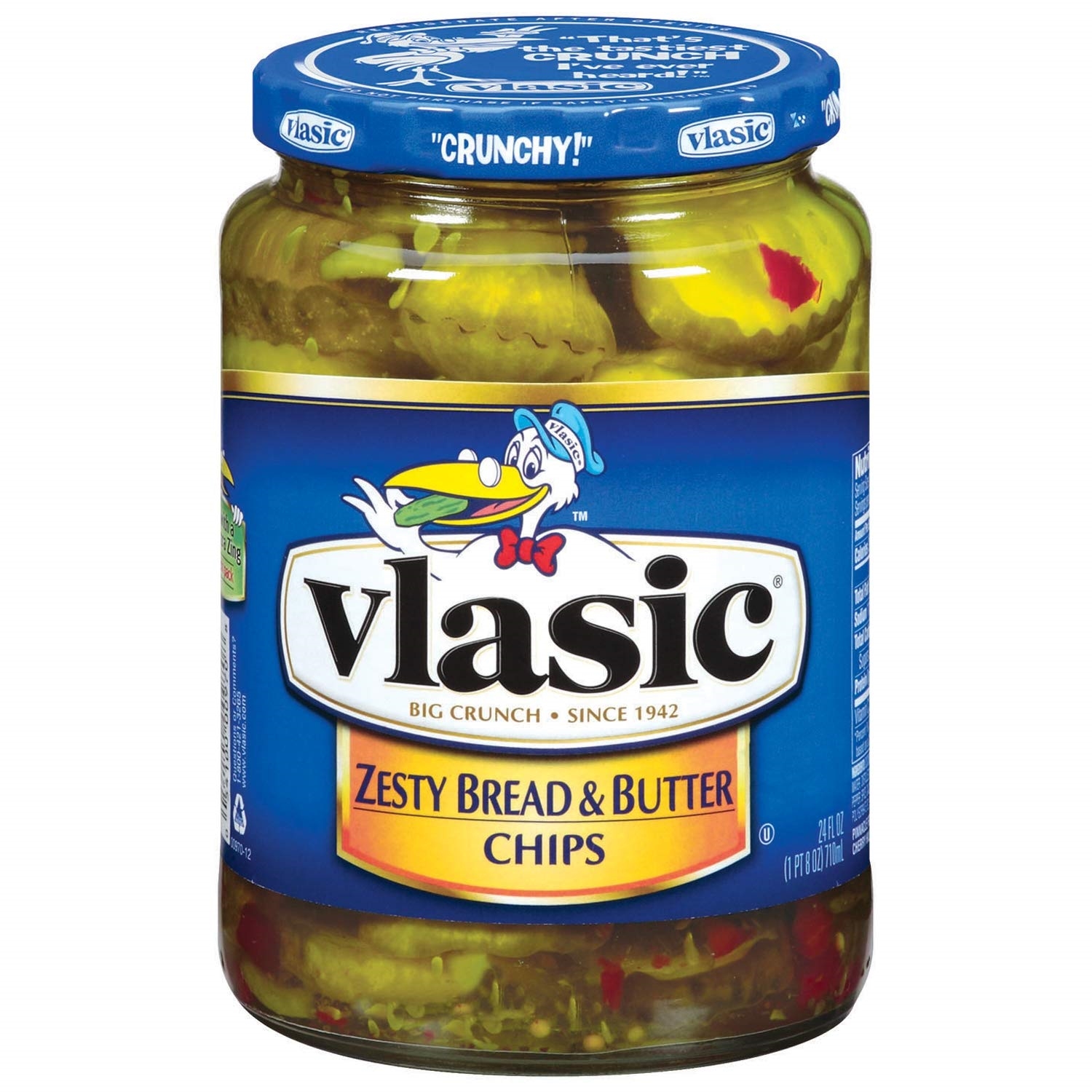 Vlasic Bread & Butter Chips Pickles 24 Fl Oz