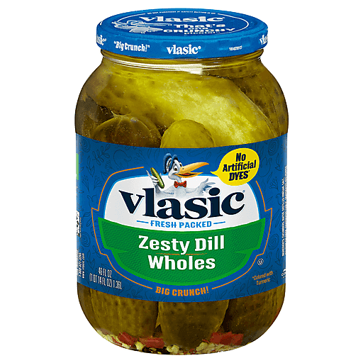 Vlasic Zesty Dill Pickles 46 Fl. Oz. Jar