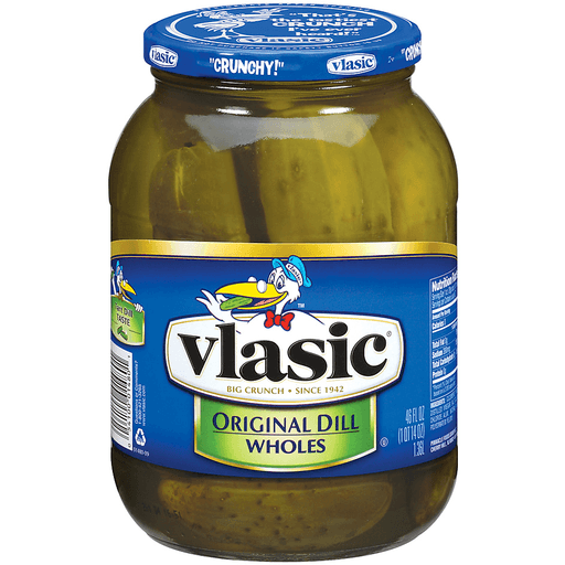 Vlasic Pickles, Original Dill Wholes, Big Crunch 46 Fl Oz