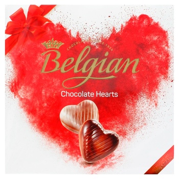 The Belgian Chocolate Hearts Candies 200g