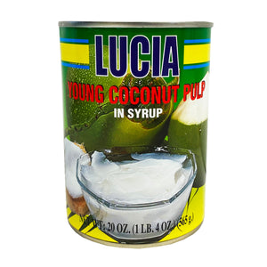 Lucia Young Coconut Pulp In Syrup 20oz