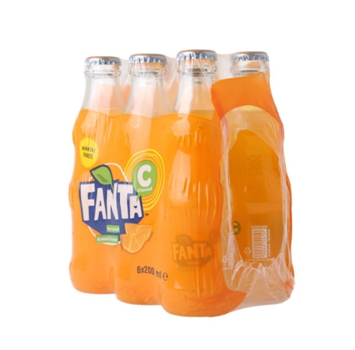 Product Code Fanta Orange Glass 6*200 Ml