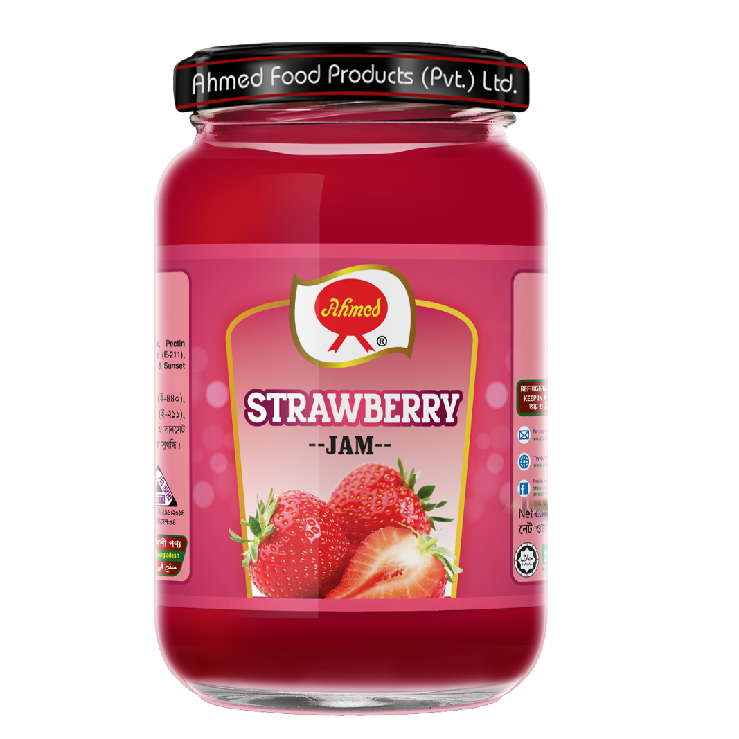 Ahmed Foods Jam Strawberry 450g X 12
